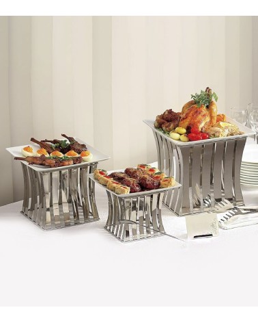 PRESENTOIR BUFFET EN INOX 3 PIECES BEH TUNISIE