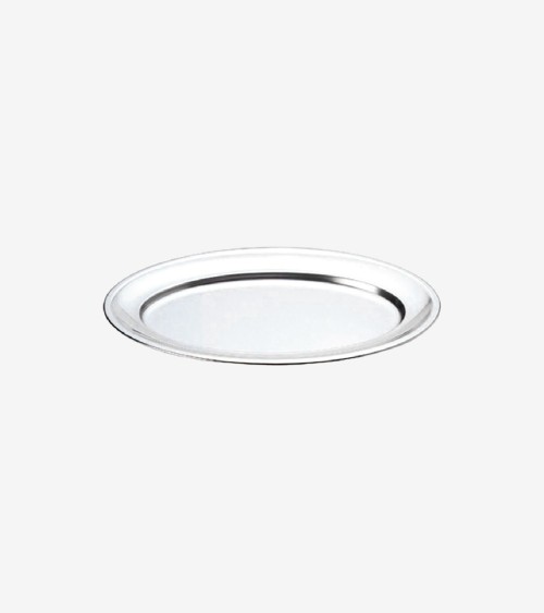 PLATEAU INOX OVAL 48*34 BEH TUNISIE