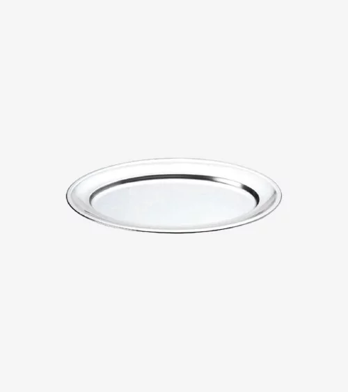 PLATEAU INOX OVAL 48*34 BEH TUNISIE