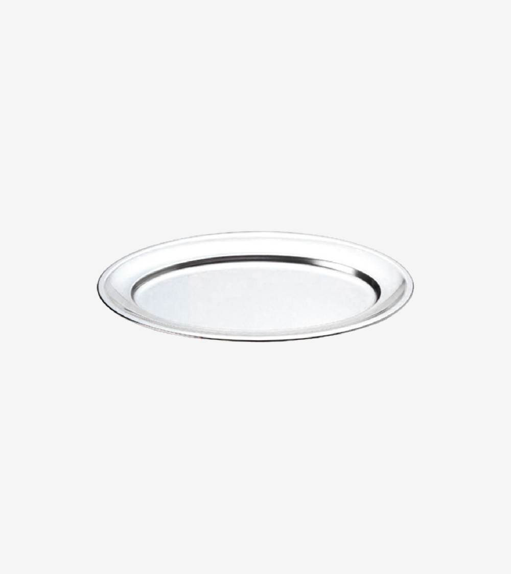 PLATEAU INOX OVAL 48*34 BEH TUNISIE