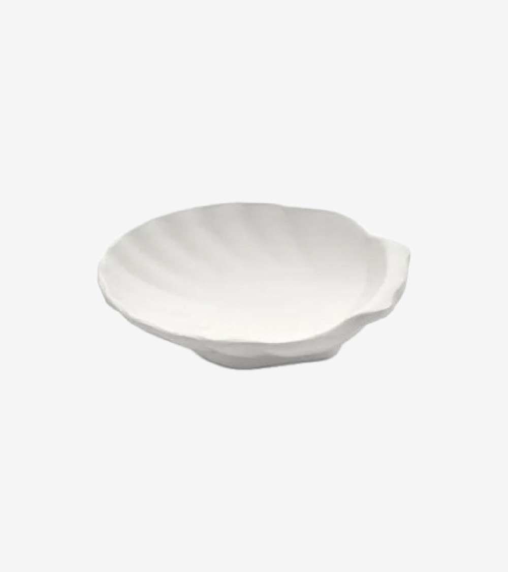 BOL HUITRE MELAMINE BLANC Ø 10,5 CM, 80 ML / BEH TUNISIE