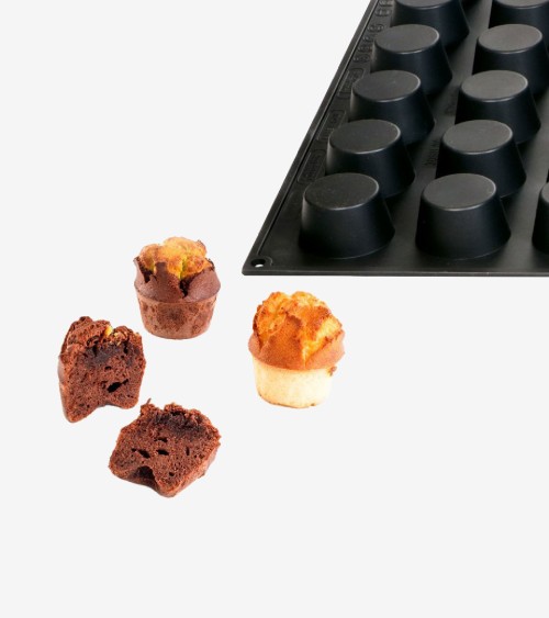 MOULE EN SILICONE 60*40 MINI MUFFIN Ø 5 CM BEH TUNISIE