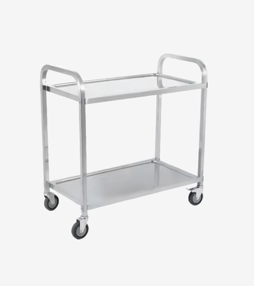 CHARIOT INOX 2 NIVEAUX TUBE RECTANGULAIRE BEH TUNISIE