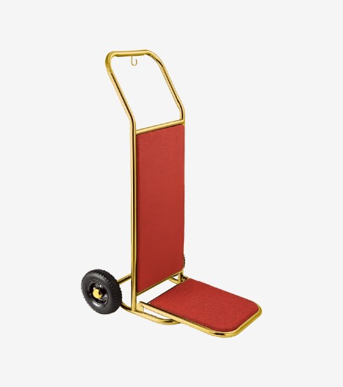 CHARIOT A BAGAGE DIABLE DORE TAPIS ROUGE BEH TUNISIE