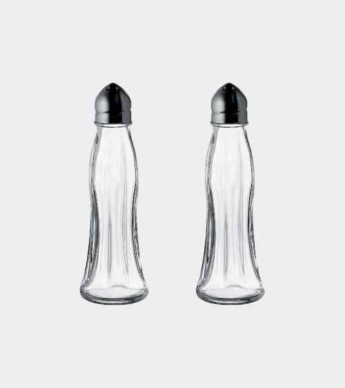SALIÈRE ET POIVRIER EN INOX AVEC COUVERCLE INOX BEH TUNISIE