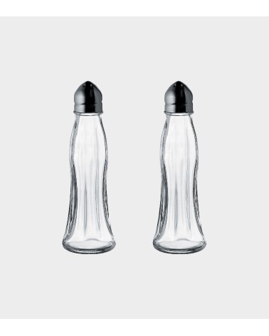 SALIÈRE ET POIVRIER EN INOX AVEC COUVERCLE INOX BEH TUNISIE