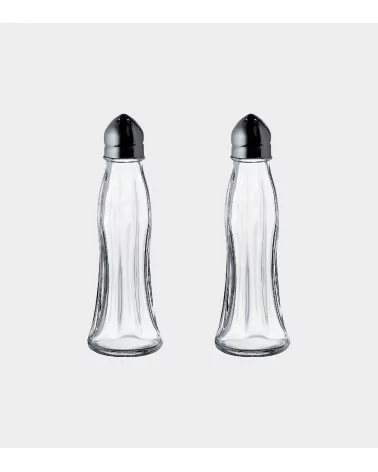 SALIÈRE ET POIVRIER EN INOX AVEC COUVERCLE INOX BEH TUNISIE