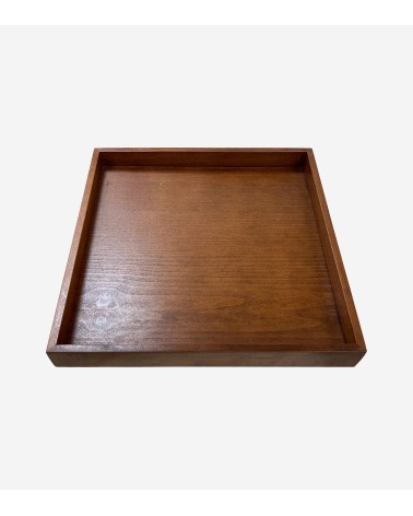 PLATEAU DE COURTOISIE EN BOIS MARRON CLAIR 40*40*4 CM BEH TUNISIE