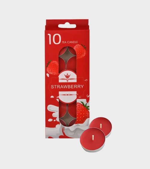 LOT DE 10 BOUGIES TEA-LIGHT -BEH TUNSIIE