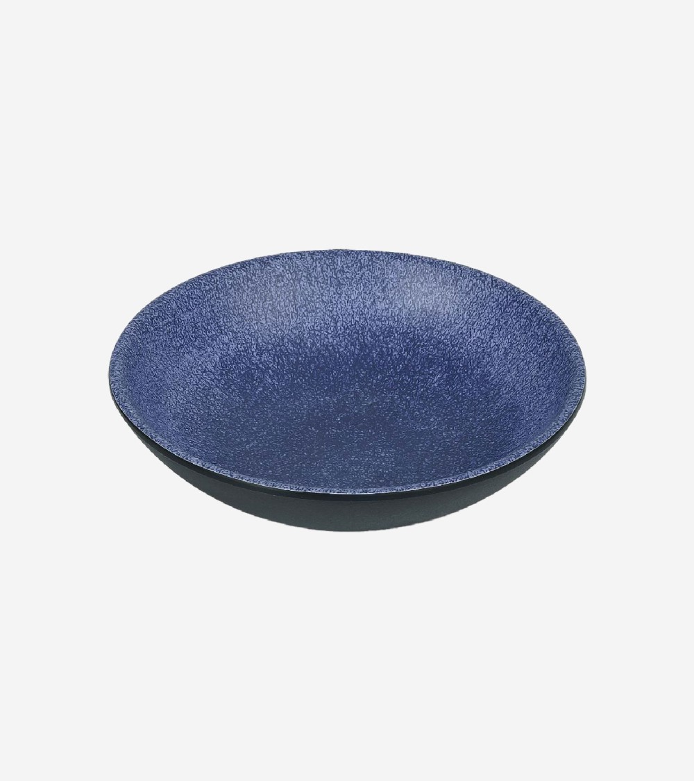 ASSIETTE CREUSE "VOLCANO" ⌀ 25 CM BLEU MÉLAMINE BEH TUNISIE