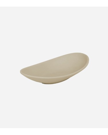 ASSIETTE OVALE SAHARA MÉLAMINE BEIGE BEH TUNISIE