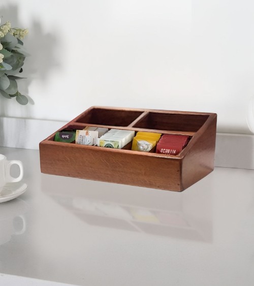PORTE SACHET EN BOIS MARRON CLAIR BEH TUNISIE