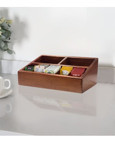 PORTE SACHET EN BOIS MARRON CLAIR BEH TUNISIE