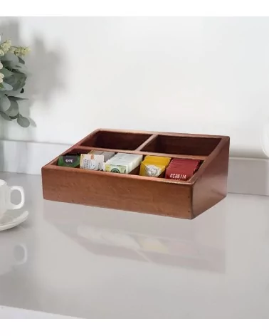 PORTE SACHET EN BOIS MARRON CLAIR BEH TUNISIE