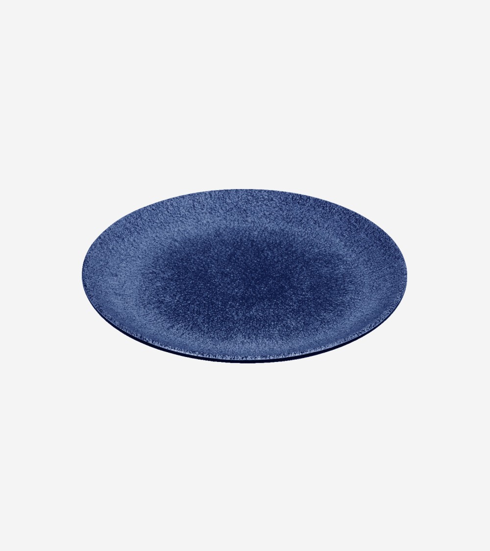 ASSIETTE PLATE "VOLCANO" ⌀ 26 CM BLEU MÉLAMINE BEH TUNISIE