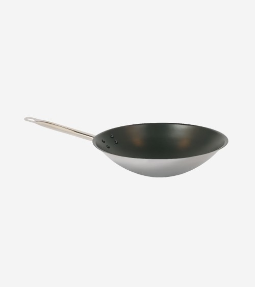 POÊLE WOK À FOND PLAT ANTI ADHESIF 36 CM BEH TUNISIE