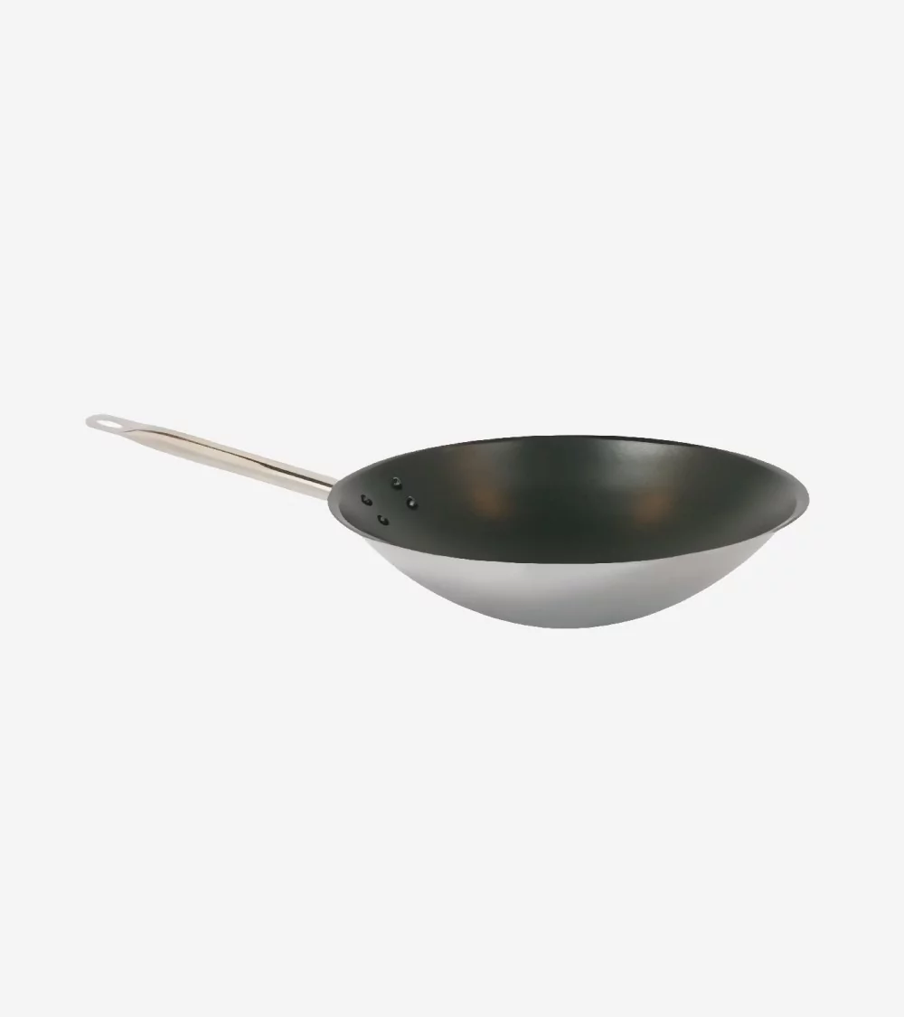 POÊLE WOK À FOND PLAT ANTI ADHESIF 36 CM BEH TUNISIE