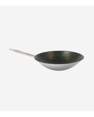 POÊLE WOK À FOND PLAT ANTI ADHESIF 36 CM BEH TUNISIE