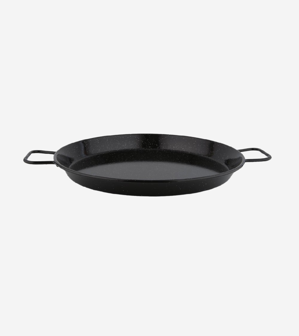 PLAT A PAELLA ACIER EMAILLE Ø 10 CM BEH TUNISIE