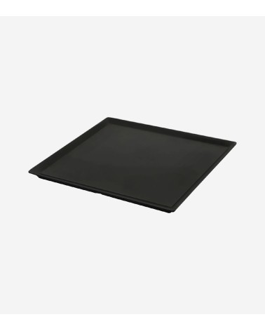 PLATEAU CARRÉ MÉLAMINE NOIR 35 × 35 CM BEH TUNISIE