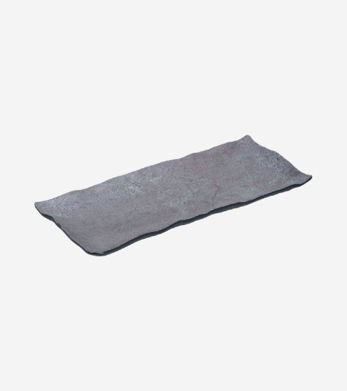 PLATEAU RECTANGULAIRE VOLCANO GRIS EN MÉLAMINE BEH TUNISIE