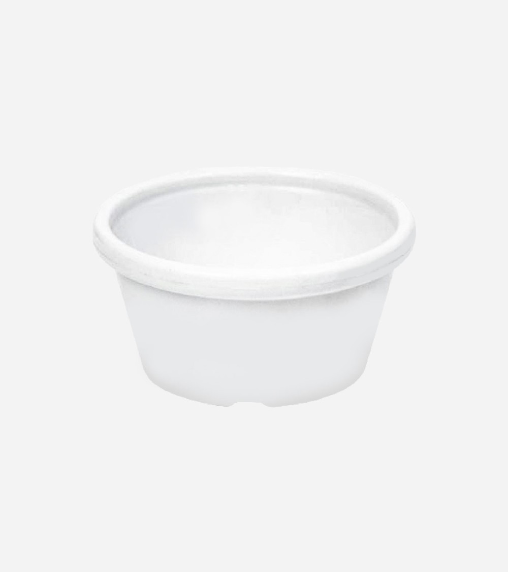 RAMEKIN BLANC Ø 7 CM H : 3,5 CM BEH TUNISIE