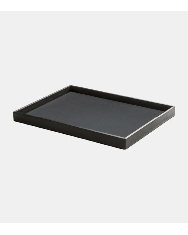 PLATEAU DE COURTOISIE PRESTIGE EN SIMILI CUIR 40 × 33 × 3.2 CM BEH TUNISIE