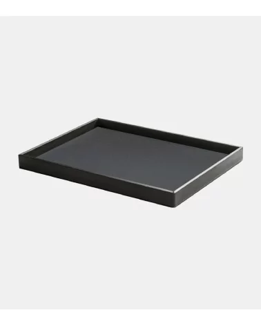 PLATEAU DE COURTOISIE PRESTIGE EN SIMILI CUIR 40 × 33 × 3.2 CM BEH TUNISIE