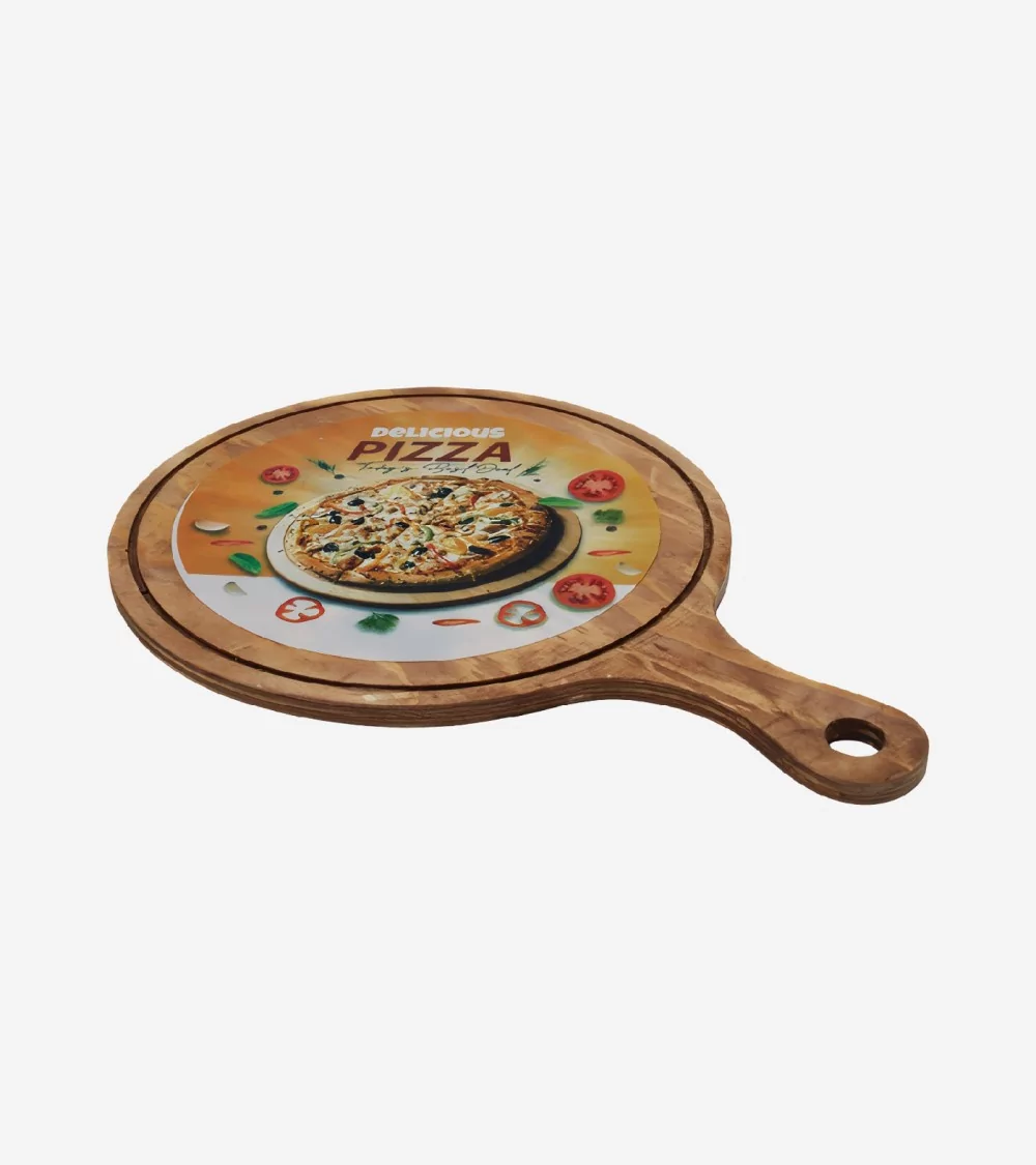PLANCHE À PIZZA RONDE EN BOIS Ø 50 CM BEH TUNISIE