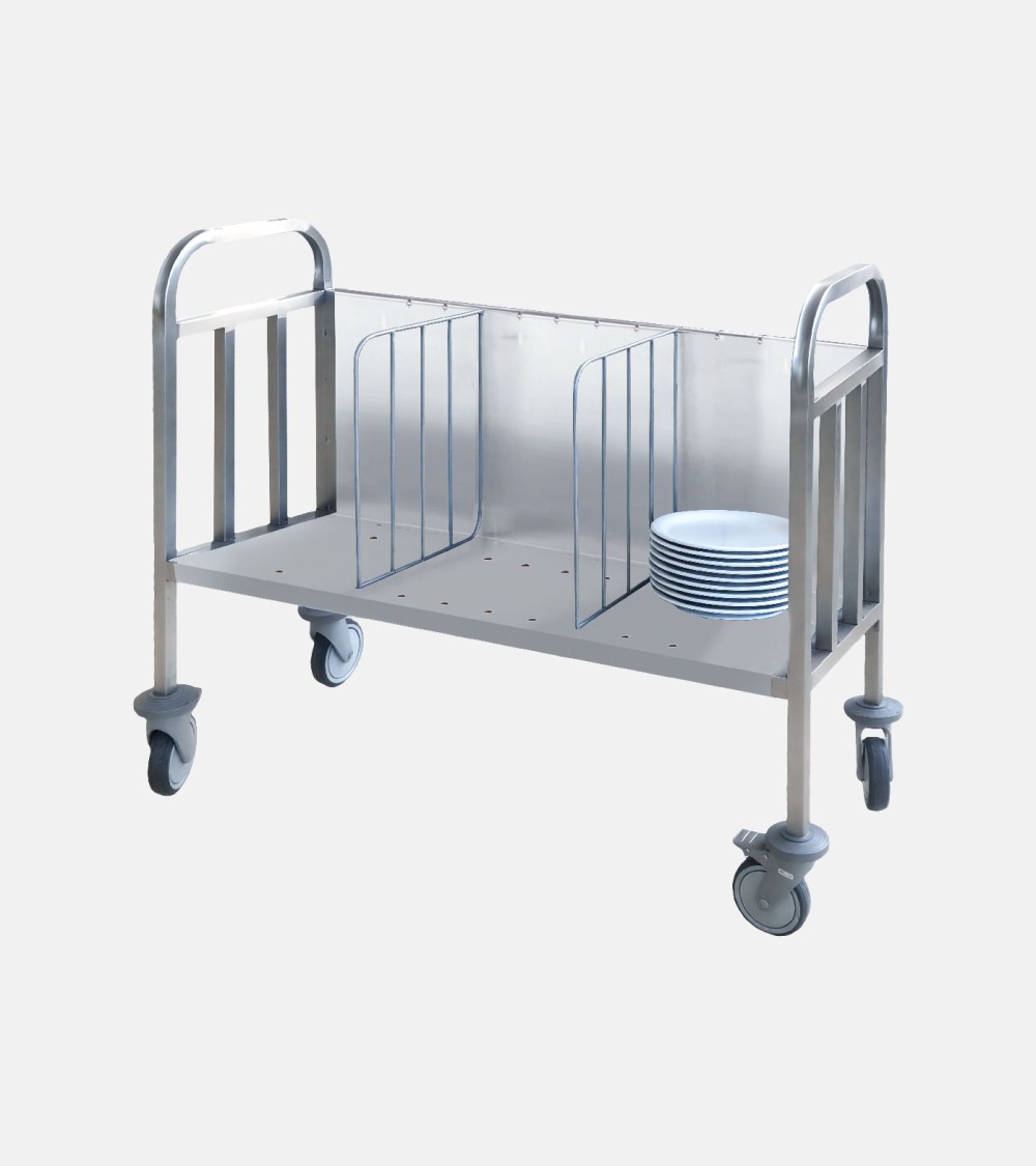 CHARIOT PORTE ASSIETTES EN INOX BEH TUNISIE