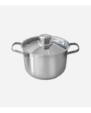 MARMITE EN INOX 20 CM - 4 LITRES AVEC COUVERCLE BEH TUNISIE