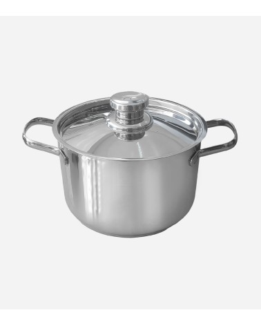 MARMITE EN INOX 28 CM - 9,8 LITRES AVEC COUVERCLE BEH TUNISIE