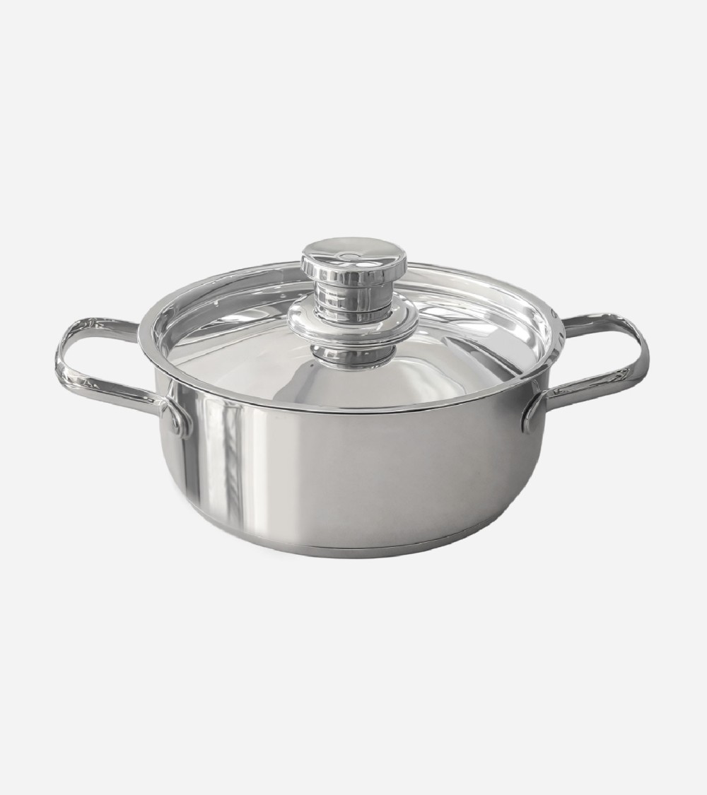 FAITOUT EN INOX 28 CM - 6,7 LITRES AVEC COUVERCLE BEH TUNISIE