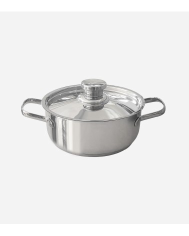 FAITOUT EN INOX 20 CM AVEC COUVERCLE BEH TUNISIE