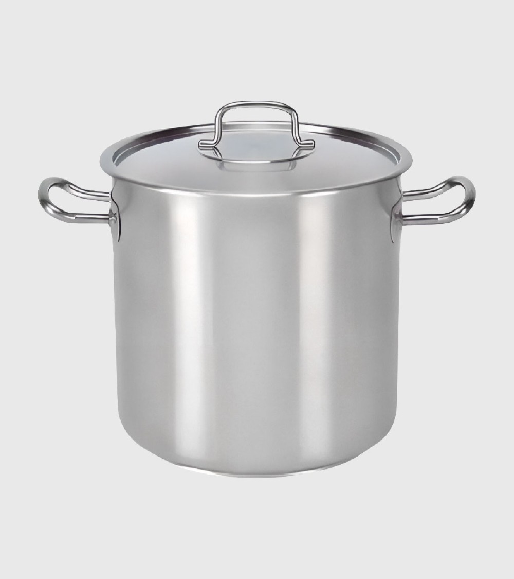 MARMITE HAUTE INOX Ø 60 CM - 155 LITRES AVEC COUVERCLE / BEH TUNISIE