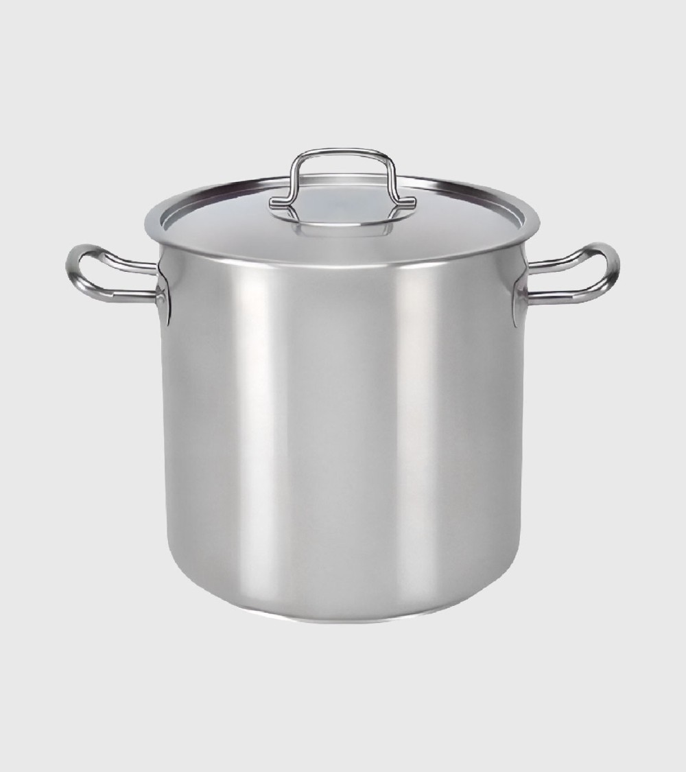 MARMITE HAUTE INOX Ø 50 CM - 98 LITRES AVEC COUVERCLE BEH TUNISIE