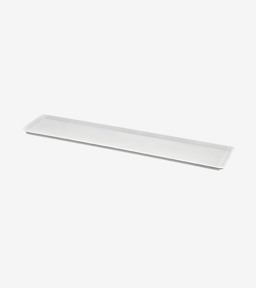 PLATEAU RECTANGULAIRE 58 X 16 CM BLANC EN MÉLAMINE BEH TUNISIE