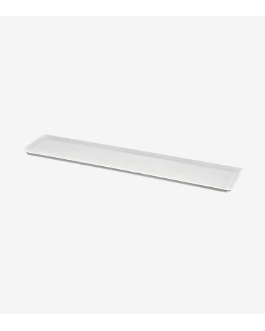 PLATEAU RECTANGULAIRE 58 X 16 CM BLANC EN MÉLAMINE BEH TUNISIE