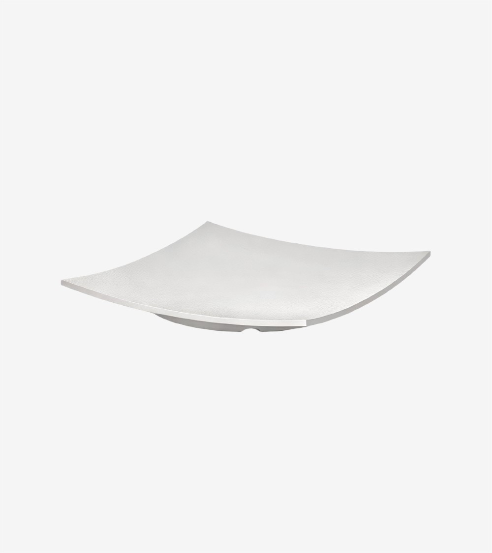PLAT CARRÉ SAKU BLANC EFFET PLUIE BEH TUNISIE