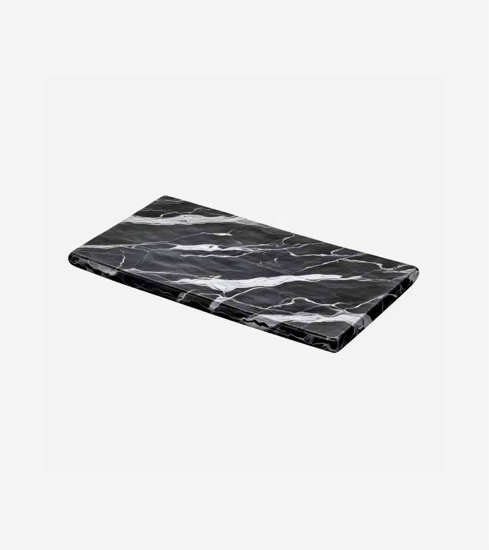 PLATEAU MARBRÉ NOIR 53 X 32,5 CM BEH TUNISIE