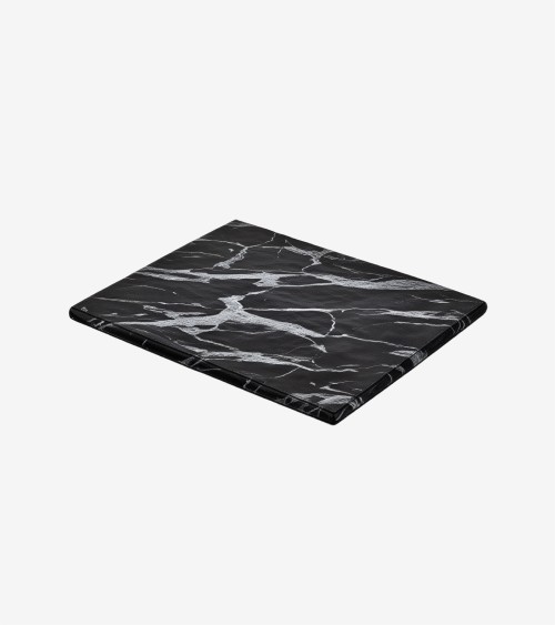 PLATEAU MARBRÉ NOIR 26,5 X 32,5 CM BEH TUNISIE