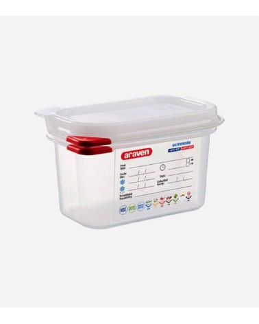 BAC EN POLYPROPYLÈNE GN 1/9 H100 AVEC COUVERCLE 1 LITRE BEH TUNISIE
