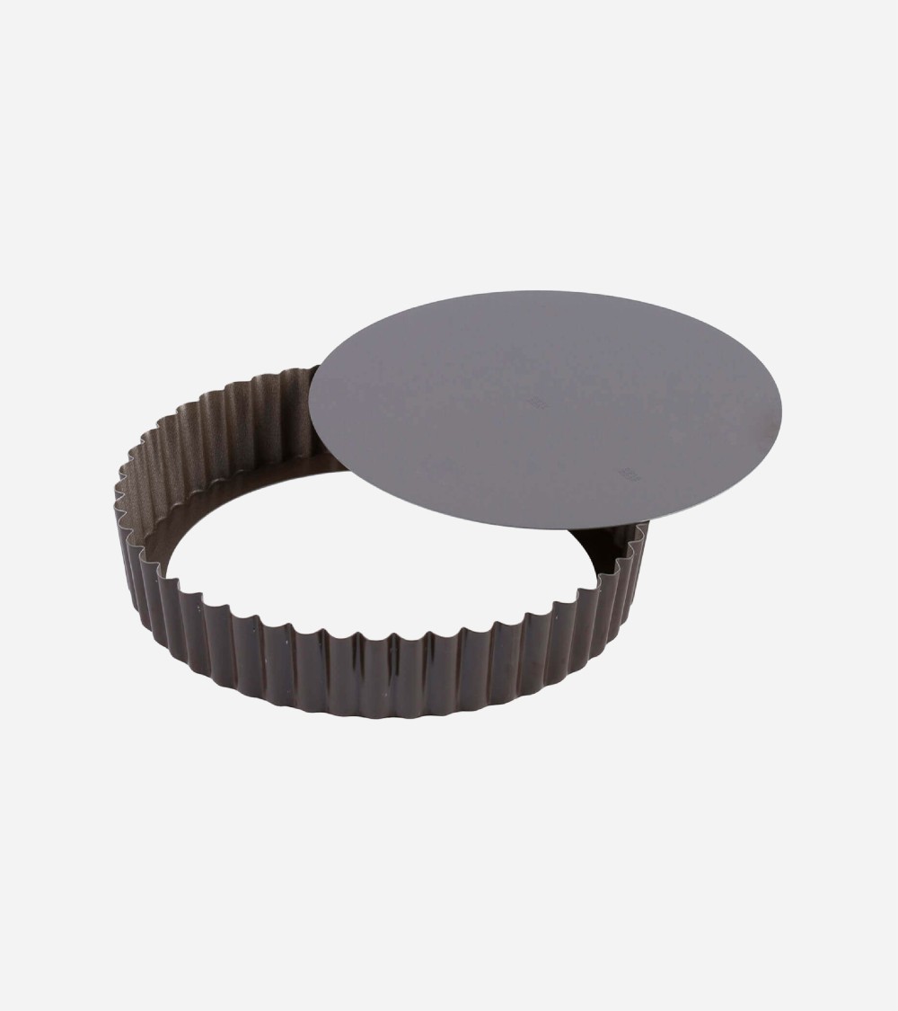 TOURTIÈRE À REVÊTEMENT RENFORCÉ CANNELÉ & FOND MOBILE Ø 26 CM BEH TUNISIE