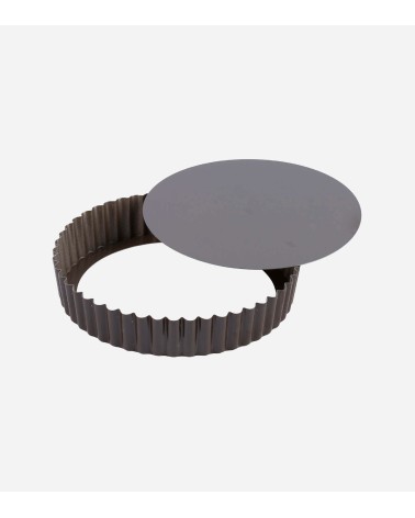 TOURTIÈRE À REVÊTEMENT RENFORCÉ CANNELÉ & FOND MOBILE Ø 26 CM BEH TUNISIE