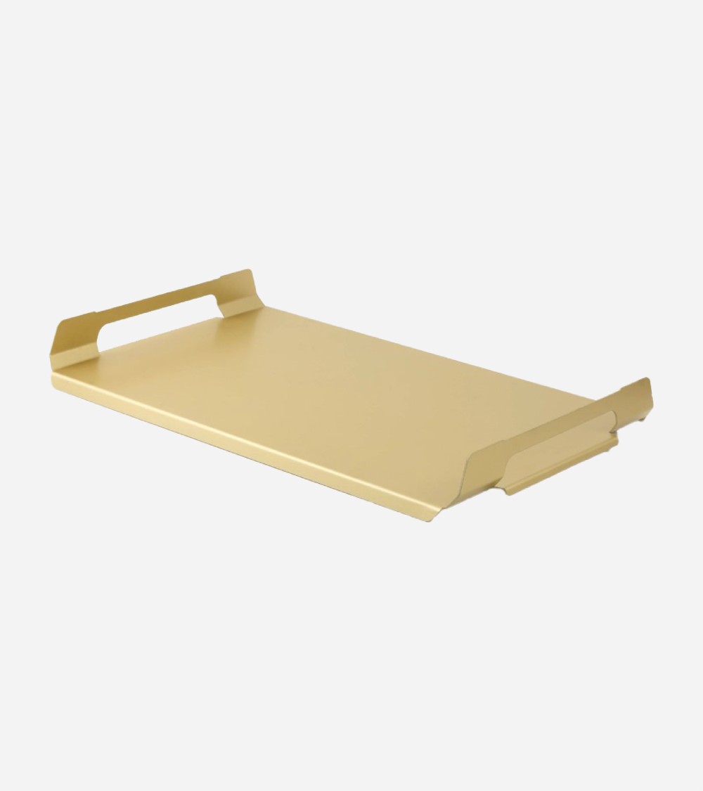 PLATEAU DE SERVICE EN ALUMINIUM GOLD BEH TUNISIE