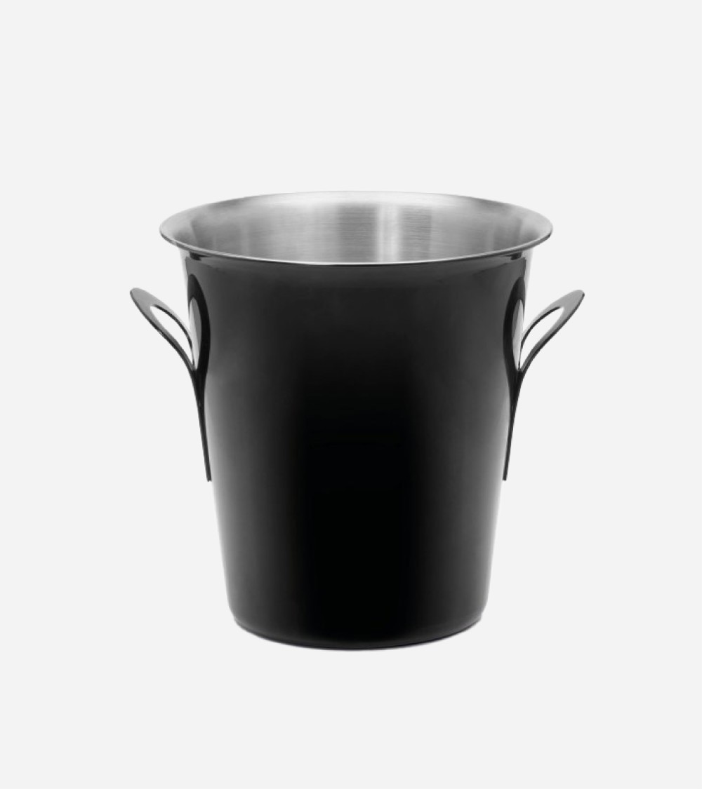 SEAU À CHAMPAGNE CONIQUE NOIR 21 CM BEH TUNISIE