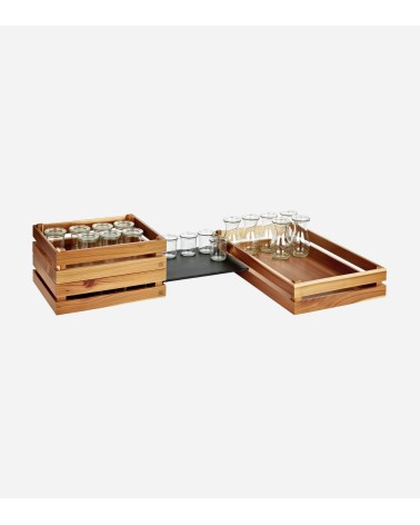 BOITE EN BOIS SUPERBOX GN 1/2 BEIGE 35 BEH TUNISIE
