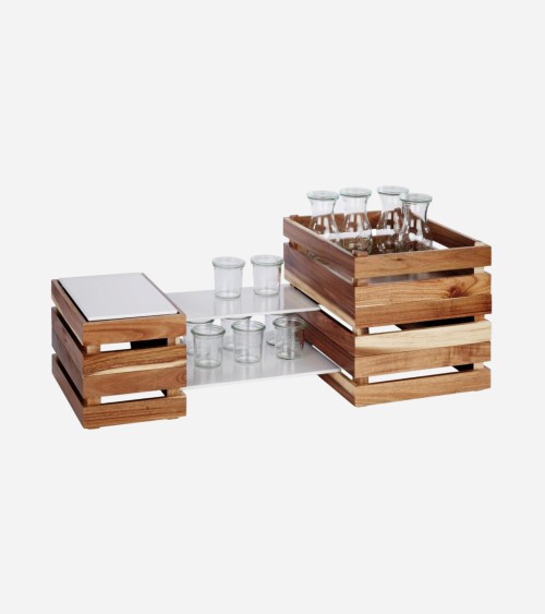 BOITE EN BOIS SUPERBOX GN 1/4 BEIGE 29 BEH TUNISIE
