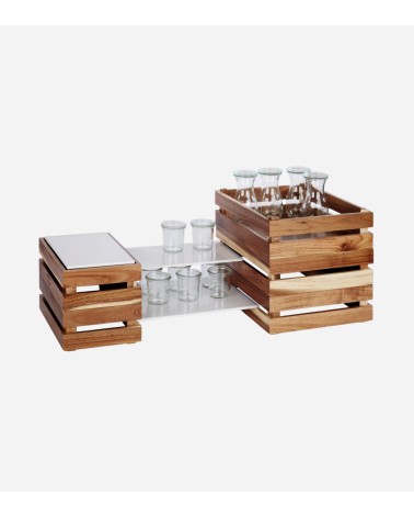 BOITE EN BOIS SUPERBOX GN 1/4 BEIGE 29 BEH TUNISIE
