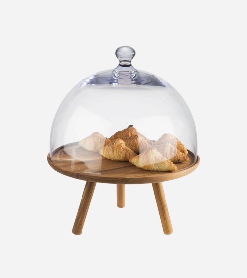 PRÉSENTOIR BUFFET ACACIA Ø 30,5 × H 15 CM BEH TUNISIE - APS